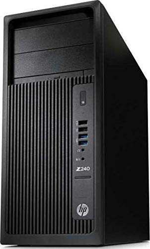 HP Z240 CAD Tower Xeon E3 32GB RAM SSD+HDD Quadro 4GB Win 11 - Refurbished