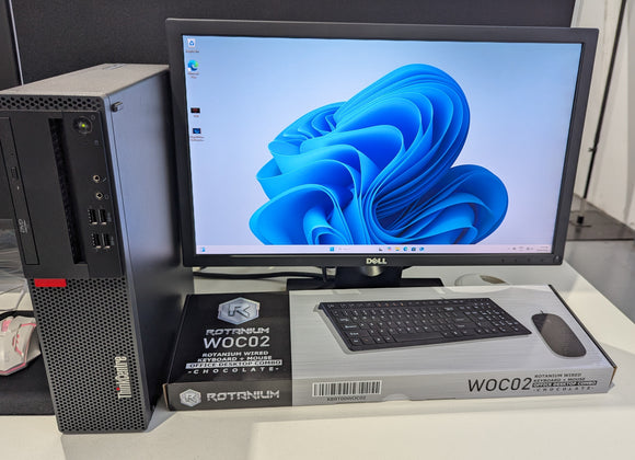 Super Fast Desktop Package i7 16GB RAM 256GB SSD Win 11 - Refurbished
