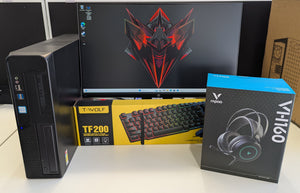 Complete Gaming Desktop Package i7 16GB RAM 2x256GB SSD Win 11 4GB Graphics - Refurbished