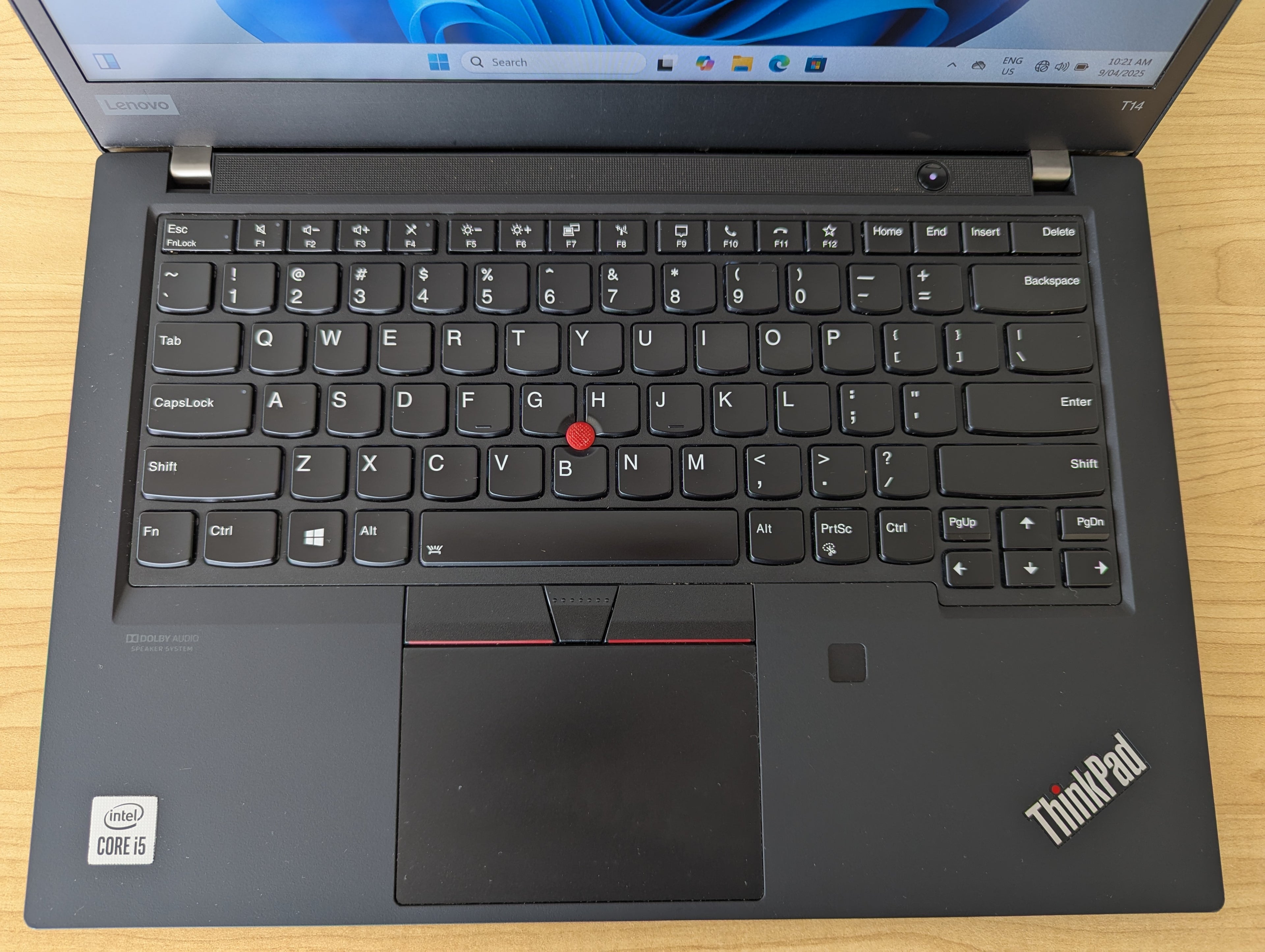 Lenovo ThinkPad T14 Gen 1 i5 10th Gen 16GB RAM 256GB SSD Win 11 - Refurbished