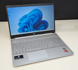 HP Notebook 15s-eq1xxx AMD Ryzen 5 8GB RAM 256GB SSD Win 11 - Refurbished