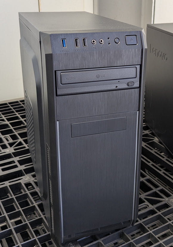 Gaming PC Hexa Core i7 16GB RAM 500GB SSD+2TB HDD 4GB Graphics Win 11 - Refurbished