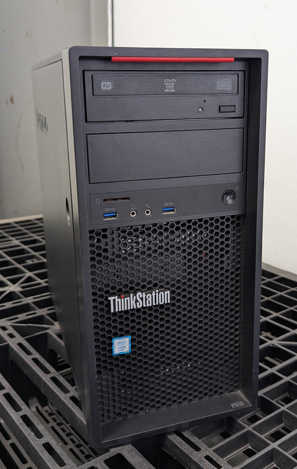 Super Fast PC Lenovo ThinkStation P310 Xeon 32GB RAM 500GB SSD + 2TB HDD Win 11 - Refurbished