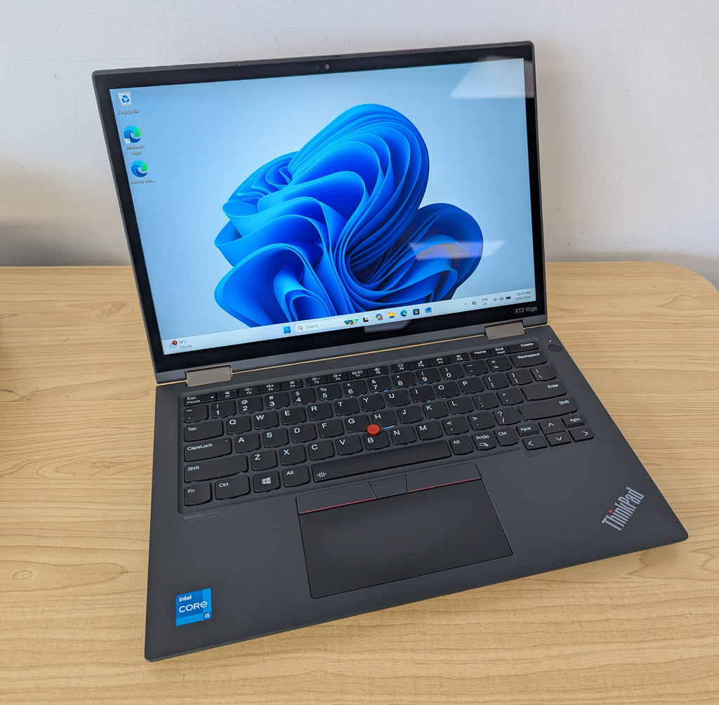 Lenovo ThinkPad X13 Yoga Gen 2 i5 11th Gen 16GB RAM 256GB SSD Win 11 Touch Screen - Refurbished