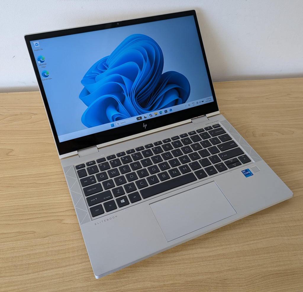 HP EliteBook x360 830 G8 i7 11th Gen 16GB RAM 512GB SSD WIN 11 Touch Display - Refurbished