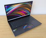 ASUS ZenBook Pro 15 UX535LI i7 10th Gen 16GB RAM 512GB SSD Win11 4GB Graphics Touch Screen 4K - Refurbished