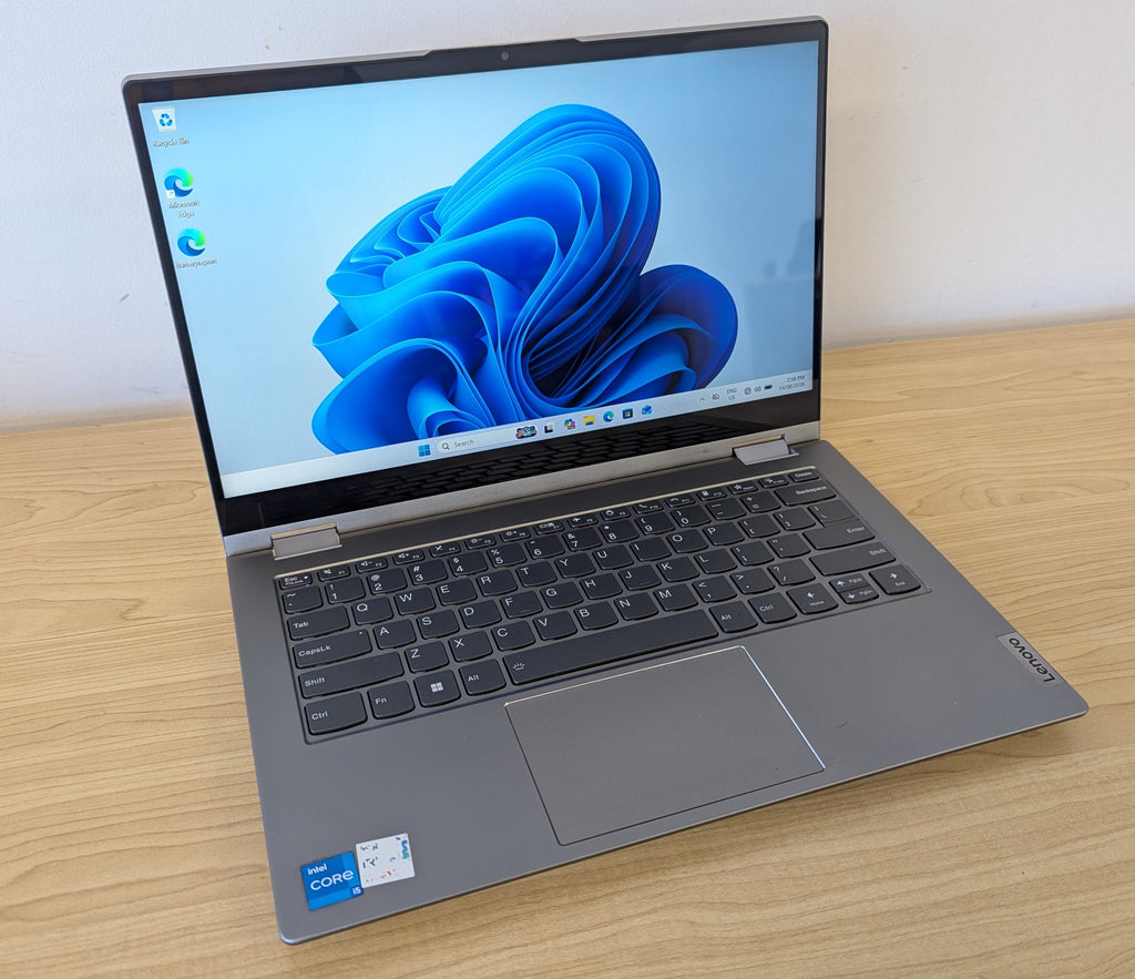 Lenovo ThinkBook 14s Yoga G2 i5 12th Gen 8GB RAM 256GB SSD Win 11 Touch Display - Refurbished