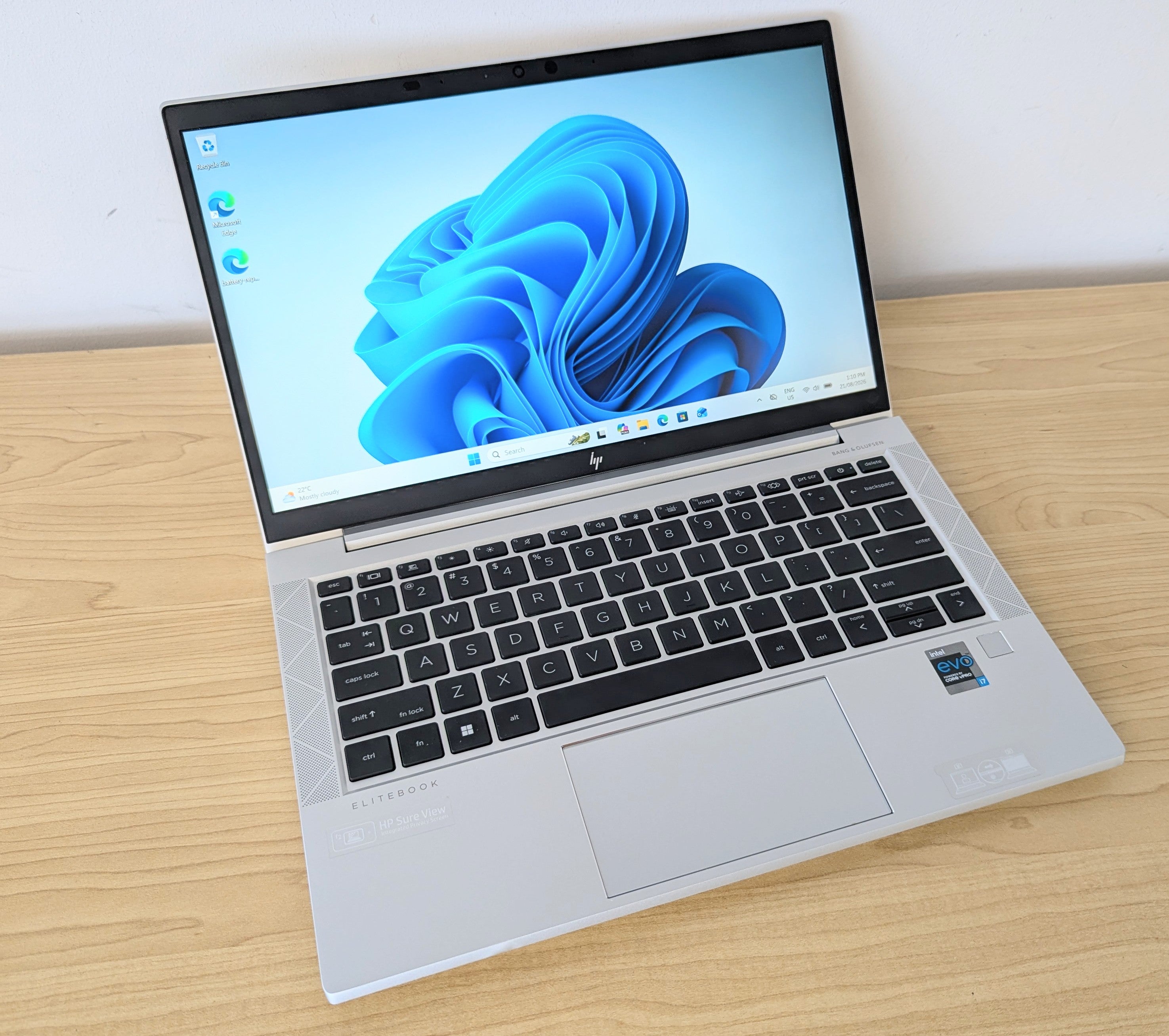 HP EliteBook 830 G8 i7 11th Gen 16GB RAM 512GB SSD Win 11 - Refurbished