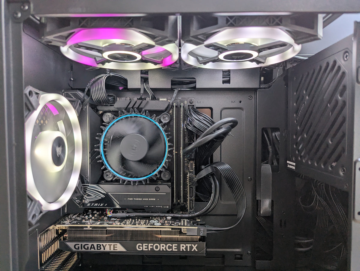 Complete Gaming Desktop Package i5 12th Gen 16GB RAM 2x 500GB SSD 8GB Graphics Win 11 - Refurbished