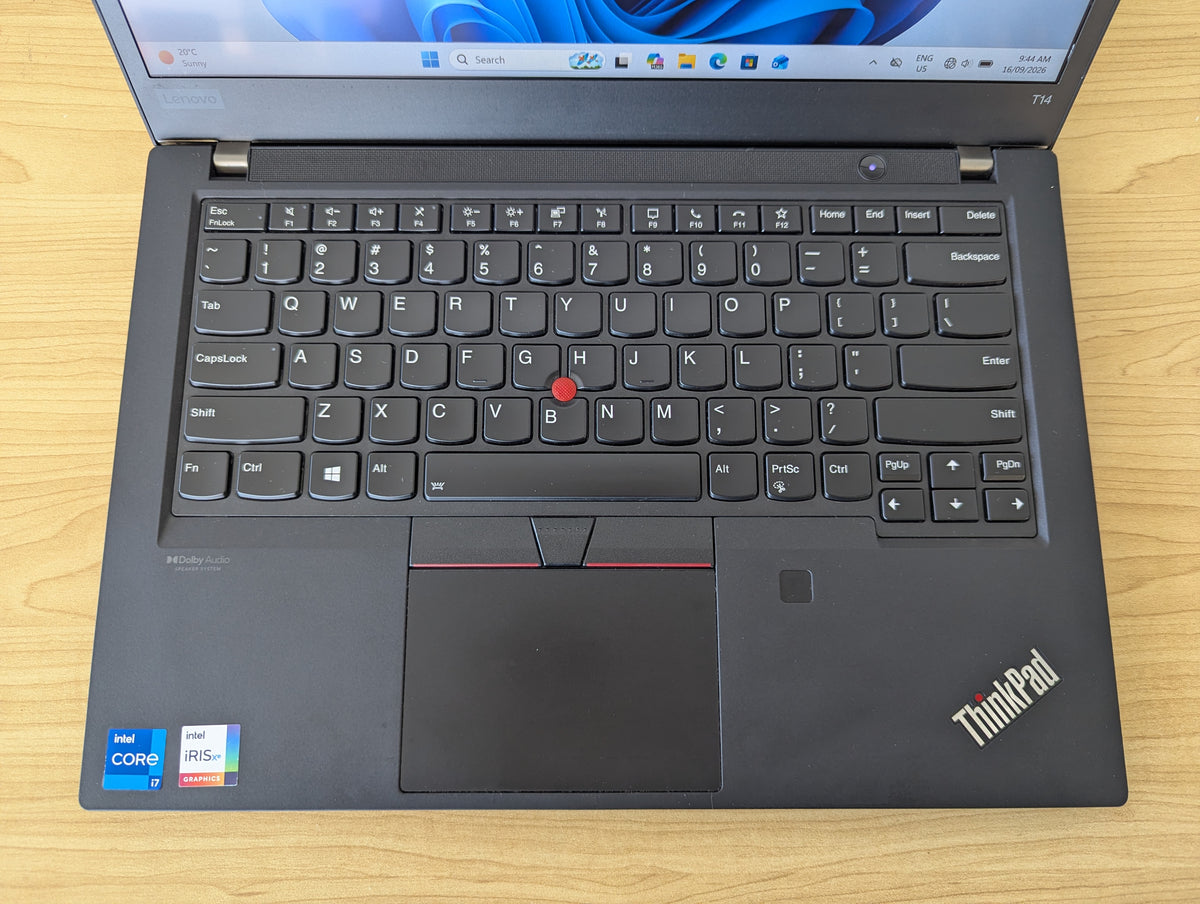 Lenovo ThinkPad T14 Gen 2 i7 11th Gen 16GB RAM 512GB SSD Win 11 Touch Display - Refurbished