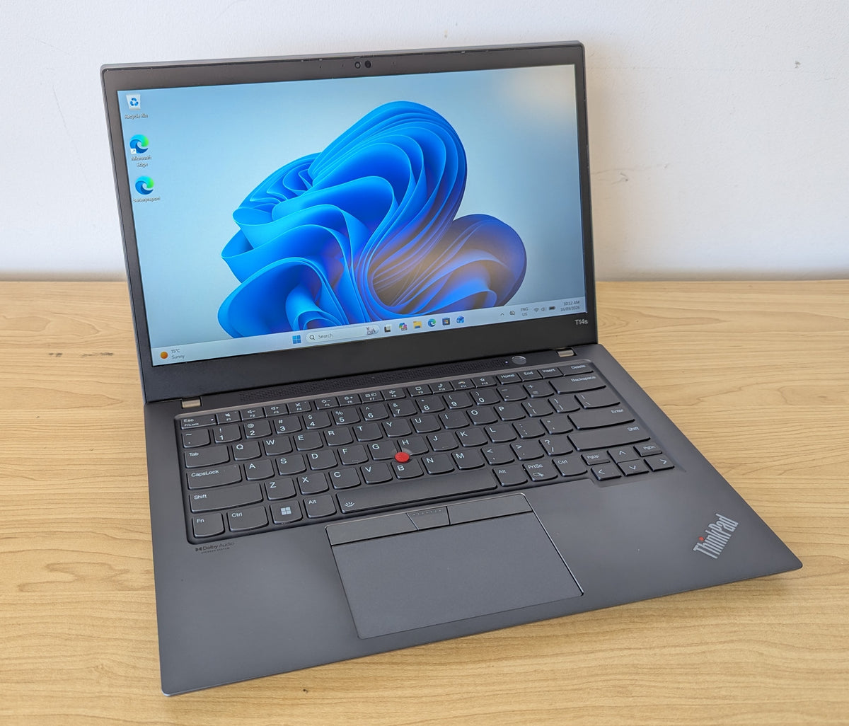 Lenovo ThinkPad T14s Gen 2 i5 11th Gen 16GB RAM 256GB SSD Win 11 Touch Display - Refurbished