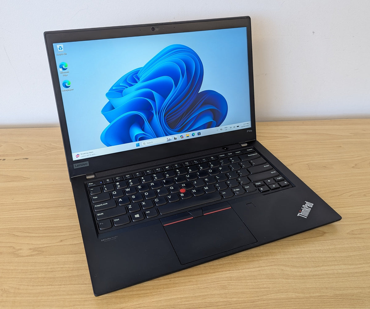 Lenovo ThinkPad P14s Gen 2 i7 11th Gen 32GB RAM 512GB SSD Win 11 4GB Graphics- Refurbished