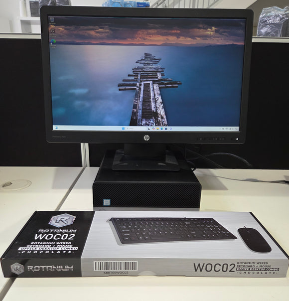 Fast Complete HP Package ProDesk 600 G5 i3 16GB RAM 256GB SSD 23